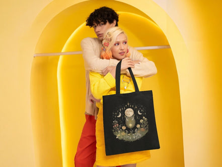 Tote bag paradis, tote bag gratitude custom, tote bag foi divin - Essences Agape 31565318