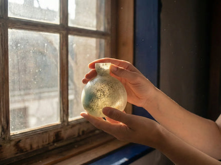 Verre soufflé bouche Bol Irisé - Offrande & Lumière - Essences Agape 94966334