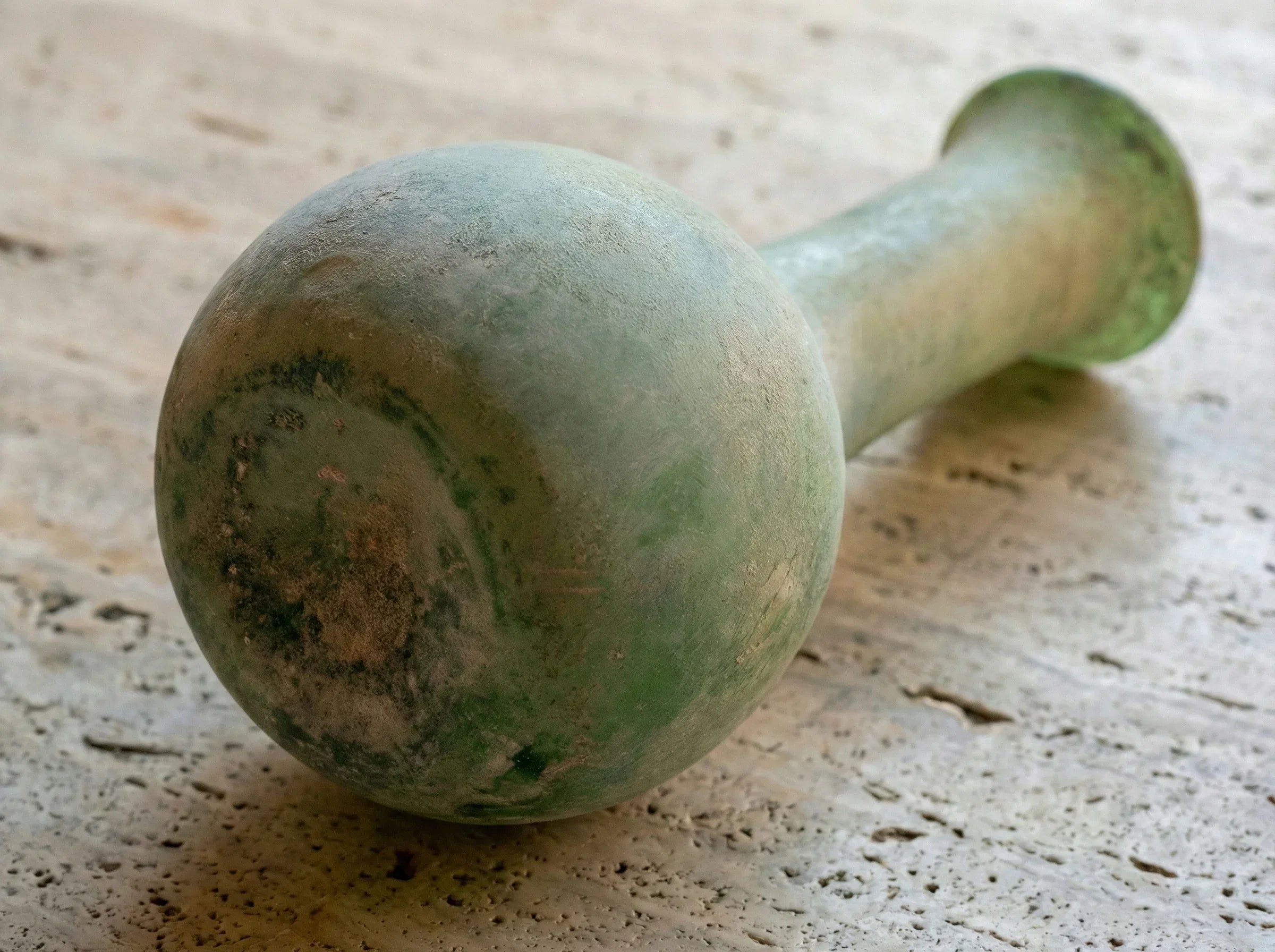 Verre soufflé bouche Soliflore Vert - Croissance & Harmonie - Essences Agape 67347039