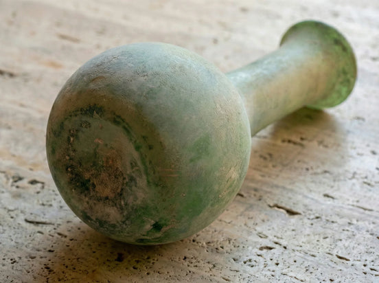 Verre soufflé bouche Soliflore Vert - Croissance & Harmonie - Essences Agape 67347039