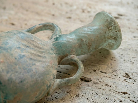 Verrerie romaine artisanale Amphore Torsadée - Souffle & Spirale - Essences Agape 62521278