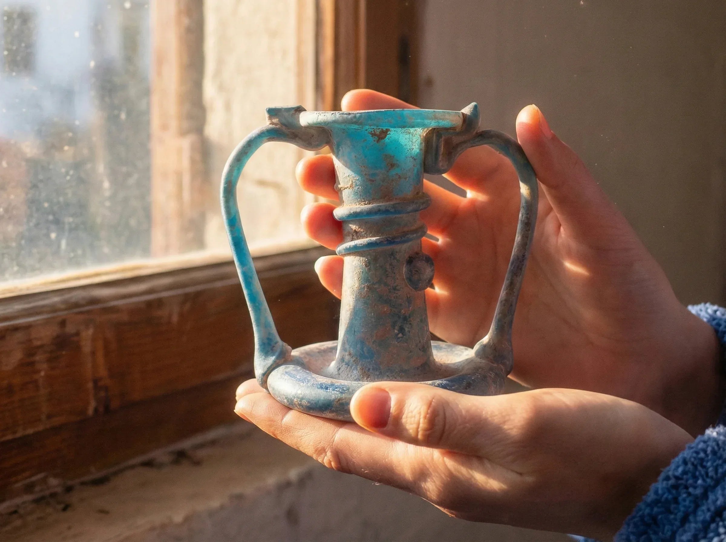 Verrerie romaine artisanale Bougeoir Rituel - Structure & Architecture - Essences Agape 21210085