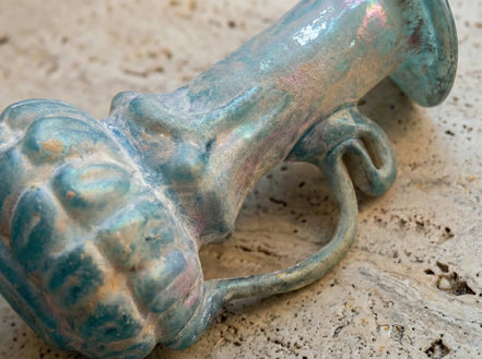 Verrerie romaine artisanale Vase Volutes - Élégance & Complexité - Essences Agape 62606510