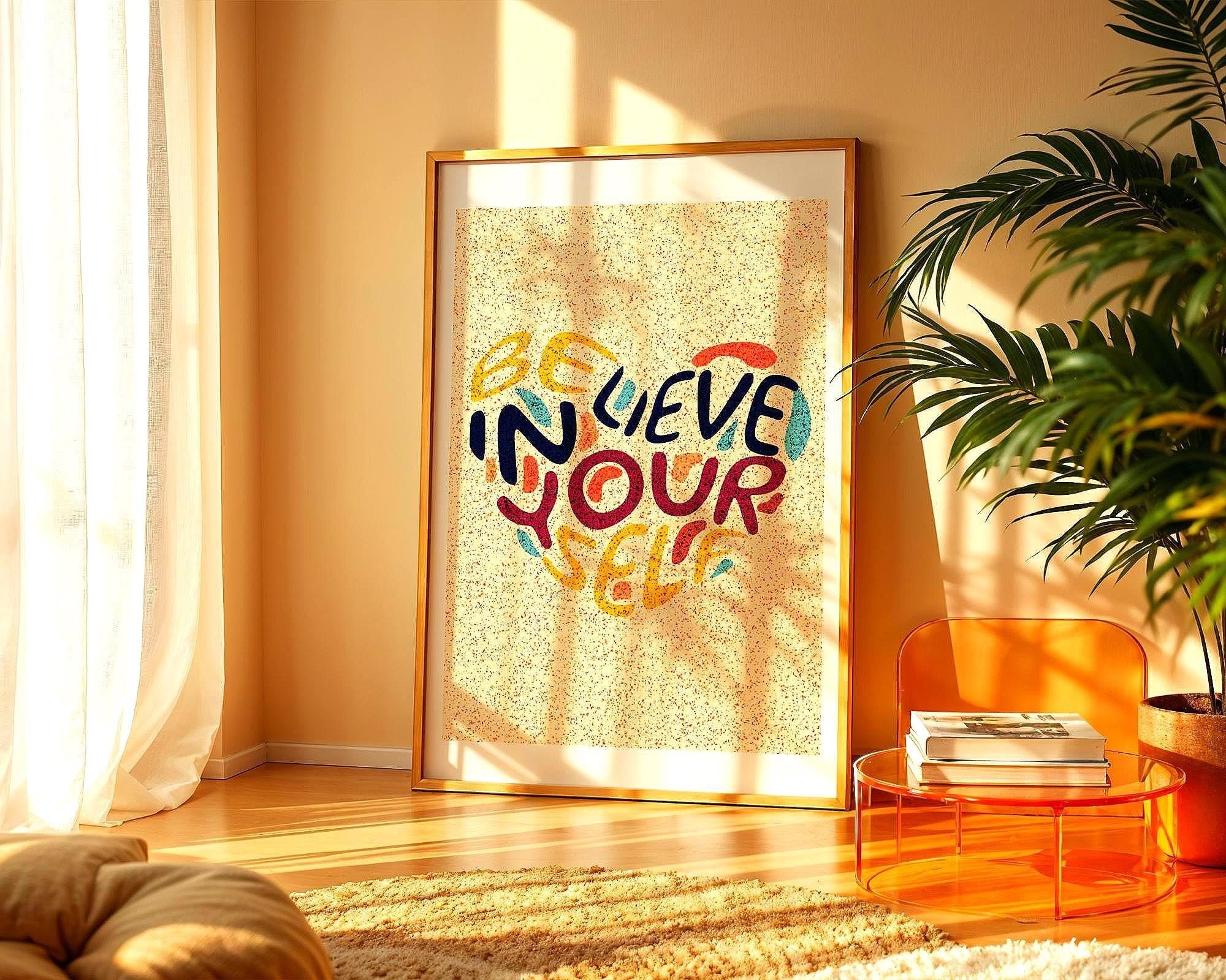 affiche confiance en soi, motivation personnelle, poster sagesse zen - Essences Agape 82390157