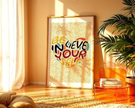 affiche confiance en soi, motivation personnelle, poster sagesse zen - Essences Agape 82390157