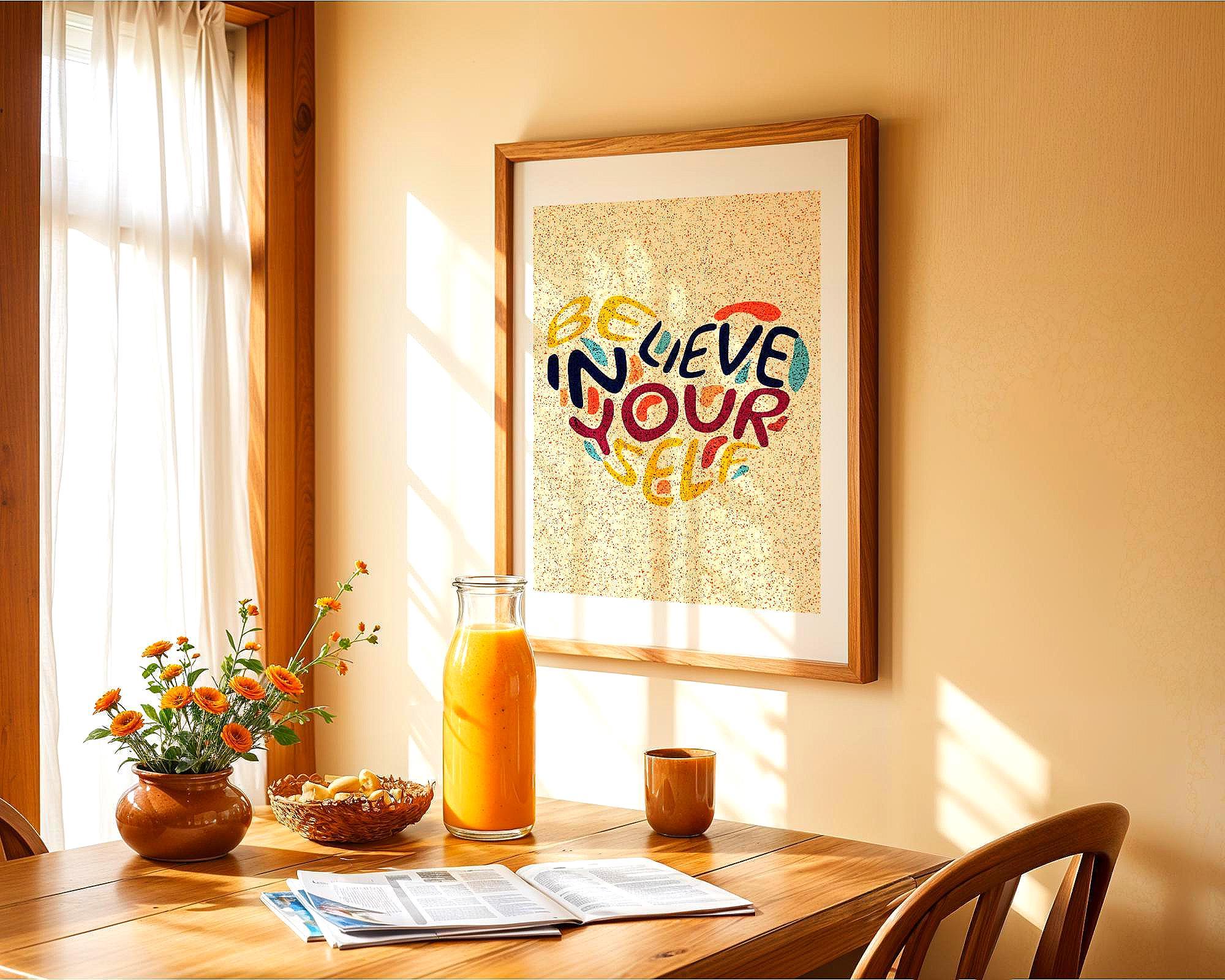 affiche confiance en soi, motivation personnelle, poster sagesse zen - Essences Agape 34704036