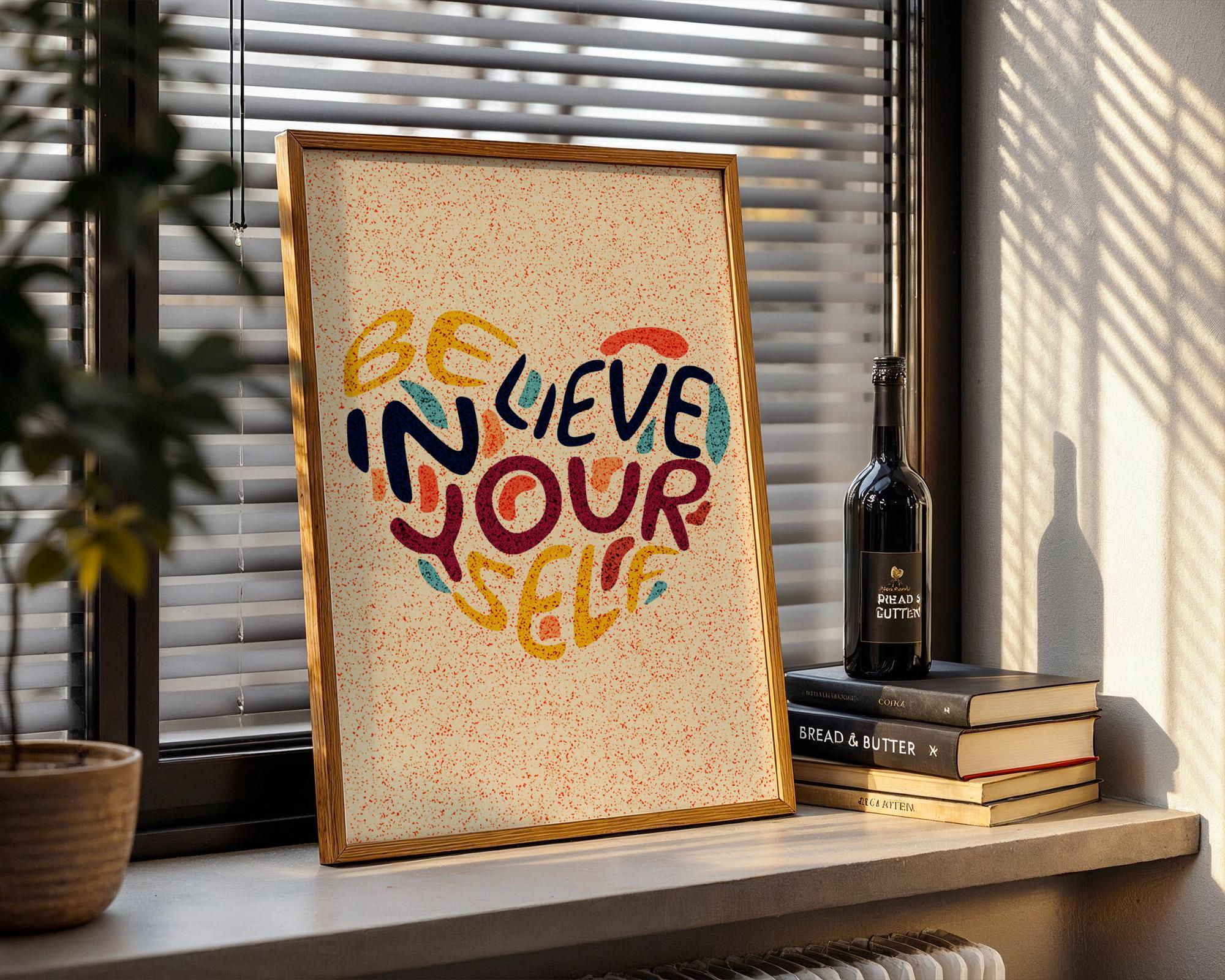 affiche confiance en soi, motivation personnelle, poster sagesse zen - Essences Agape 26866560