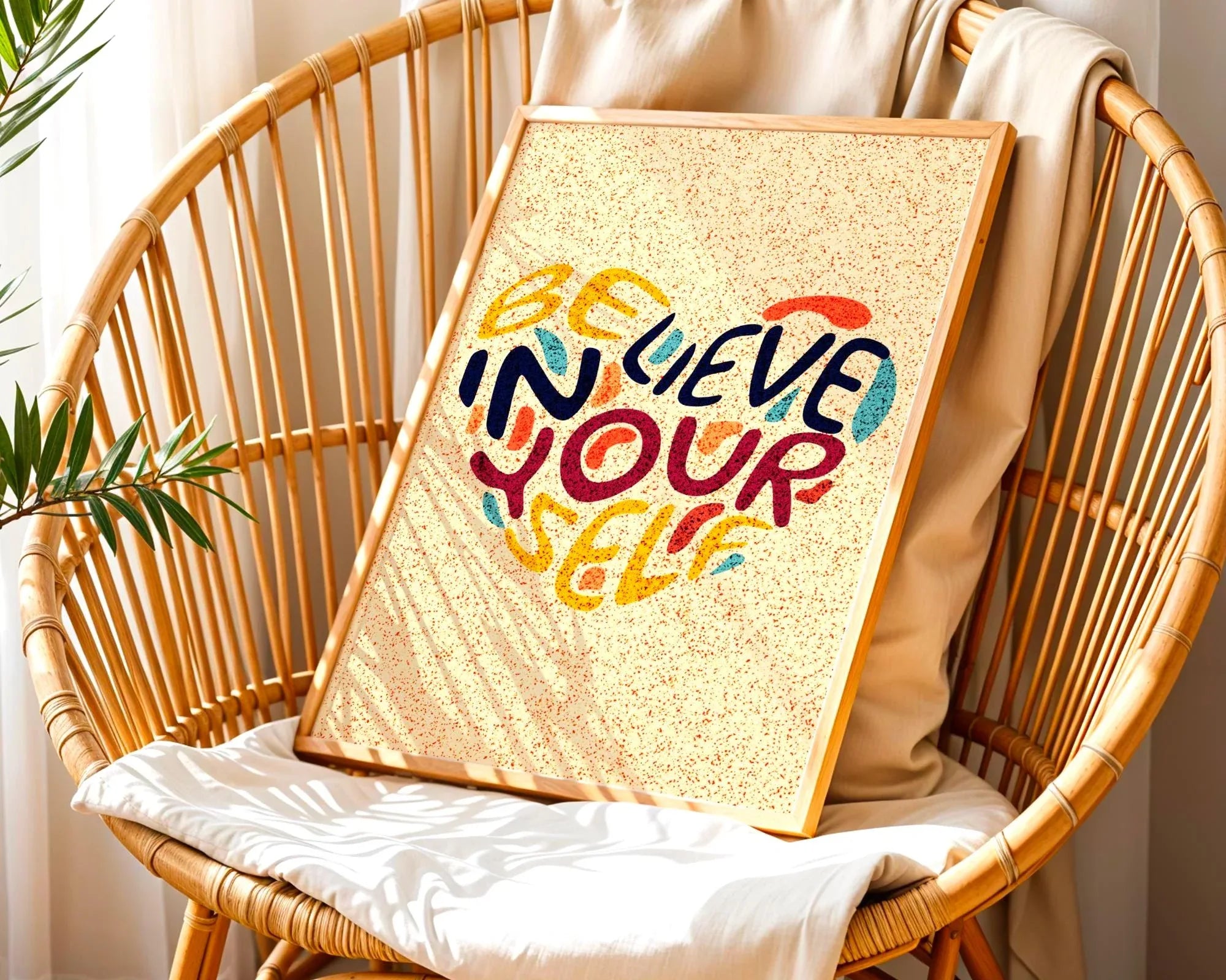 affiche confiance en soi, motivation personnelle, poster sagesse zen - Essences Agape 7167254