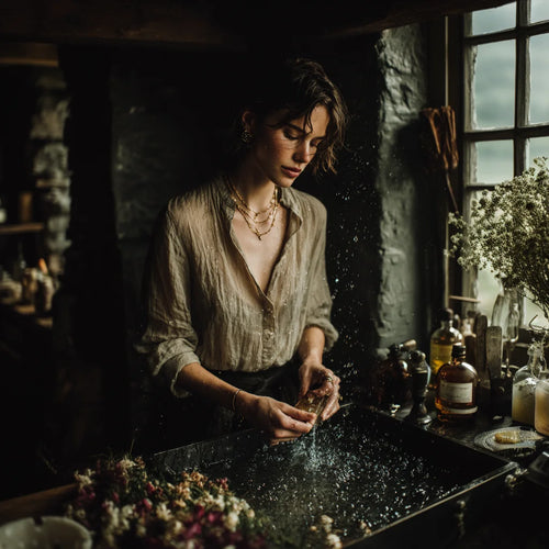 mannequin se lavant les mains