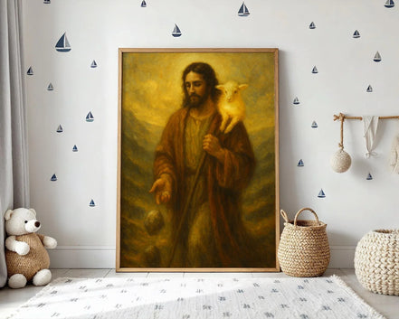 peinture française, agneau dieu, peinture religieuse, poster chrétien - Essences Agape 4027552