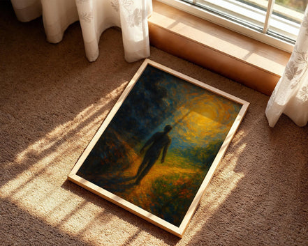 psychologie poster cadeau, art carrefour lumière, peinture française - Essences Agape 24083649