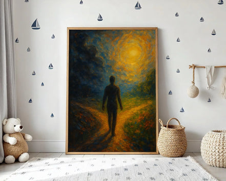 psychologie poster cadeau, art carrefour lumière, peinture française - Essences Agape 34217650