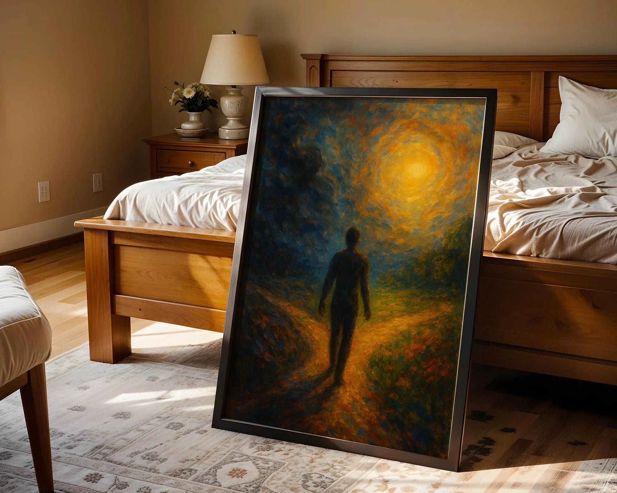 psychologie poster cadeau, art carrefour lumière, peinture française - Essences Agape 67389383