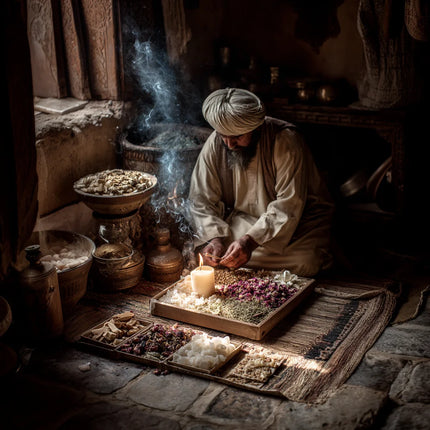 mannequin priant bougie agape