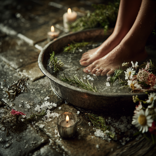 pied rituel sel de bain agape