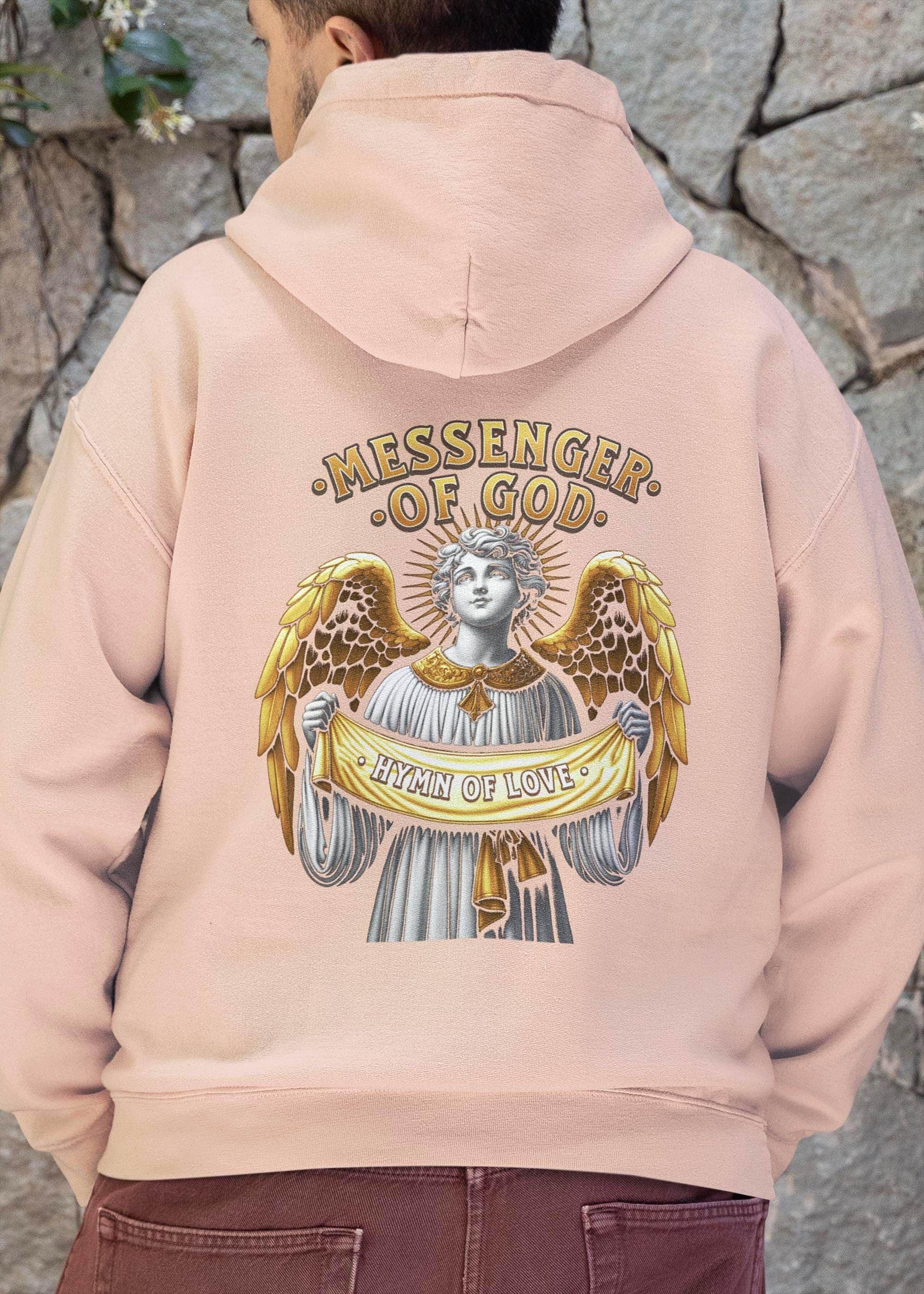 sweatshirt chrétien, pull prière ange gardien, hoodie méditation - Essences Agape 87571352