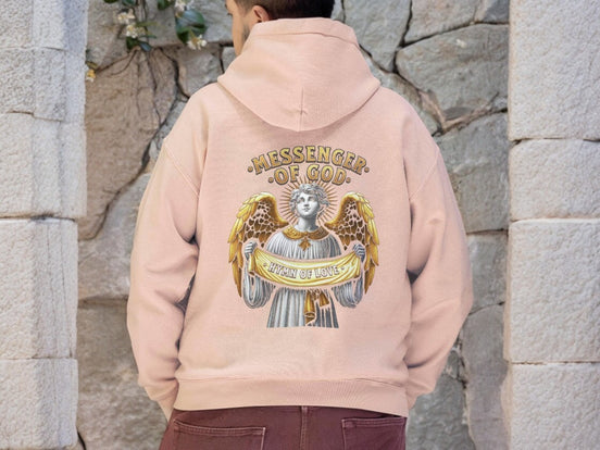 sweatshirt chrétien, pull prière ange gardien, hoodie méditation - Essences Agape 87571352
