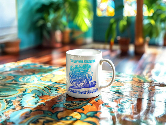 tasse à café abondance, mug original motif méditation, tasse matin - Essences Agape 62555300