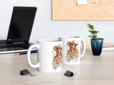 tasse à café féministe confiance, mug original motif méditation prière - Essences Agape 60137207