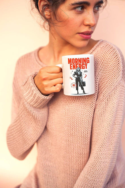 tasse à café femme entrepreneur, mug original motif, mug céramique - Essences Agape 93161003