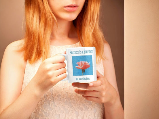 tasse à café succès citation, mug original motif, méditation prière - Essences Agape 15007655