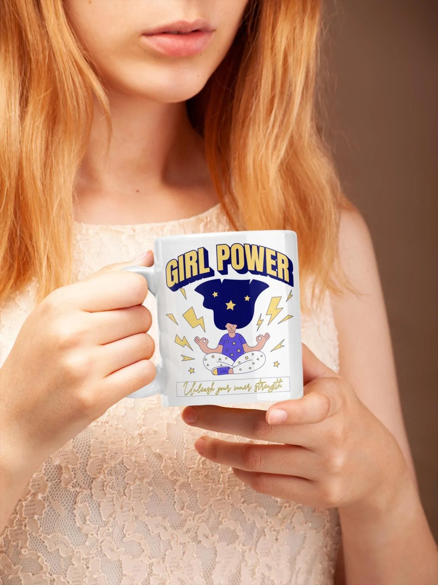 tasse à message gratitude custom, mug entreprise, tasse santé mentale - Essences Agape 25281658