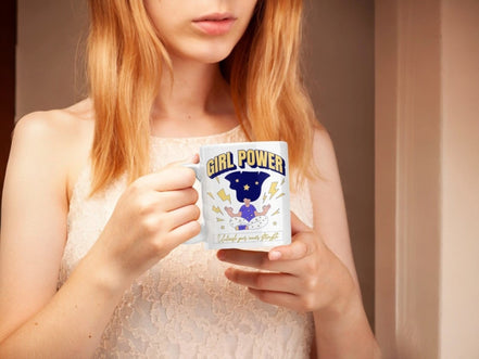tasse à message gratitude custom, mug entreprise, tasse santé mentale - Essences Agape 25281658